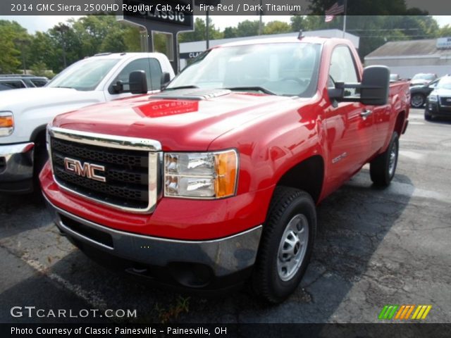 2014 GMC Sierra 2500HD Regular Cab 4x4 in Fire Red