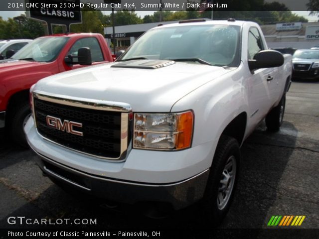 2014 GMC Sierra 2500HD Regular Cab 4x4 in Summit White