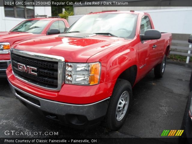 2014 GMC Sierra 2500HD Regular Cab 4x4 in Fire Red