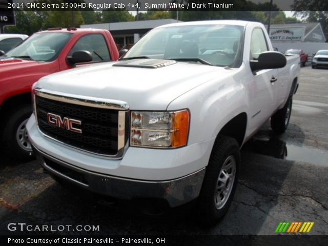 2014 GMC Sierra 2500HD Regular Cab 4x4 in Summit White