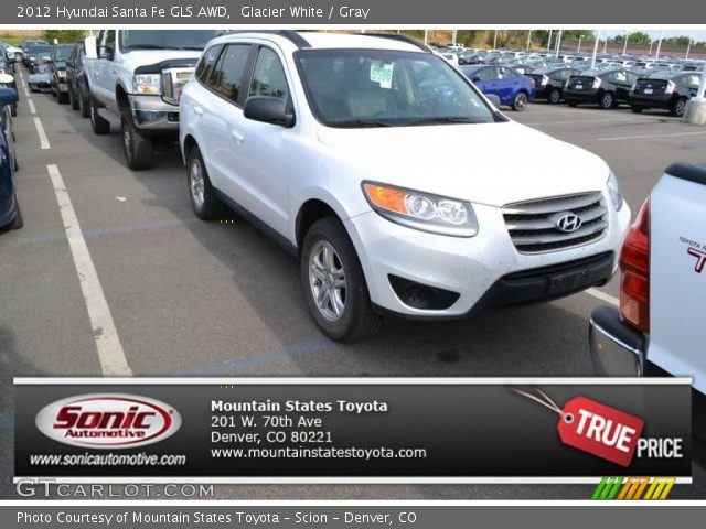 2012 Hyundai Santa Fe GLS AWD in Glacier White