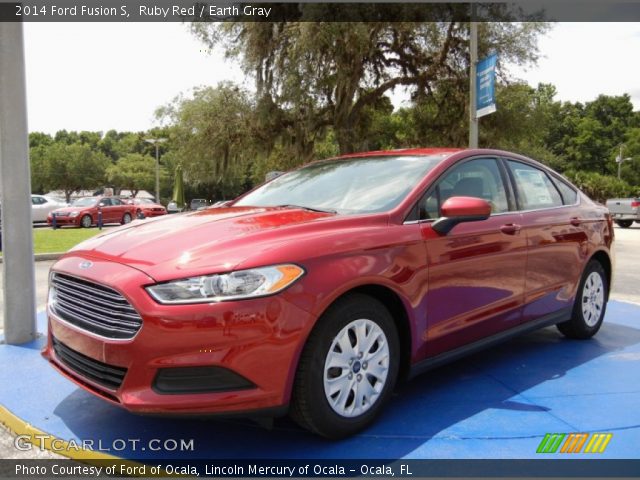 2014 Ford Fusion S in Ruby Red