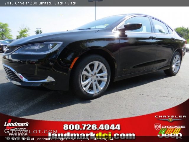 2015 Chrysler 200 Limited in Black