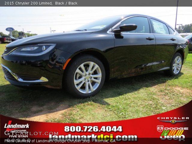 2015 Chrysler 200 Limited in Black