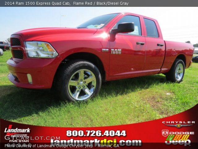 2014 Ram 1500 Express Quad Cab in Flame Red