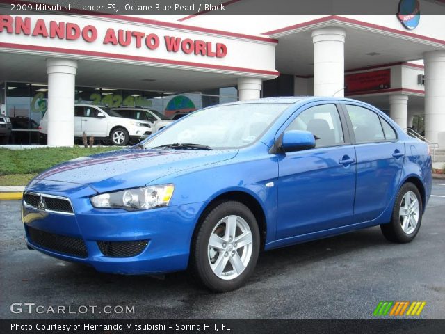 2009 Mitsubishi Lancer ES in Octane Blue Pearl