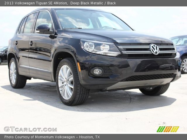 2013 Volkswagen Tiguan SE 4Motion in Deep Black Metallic
