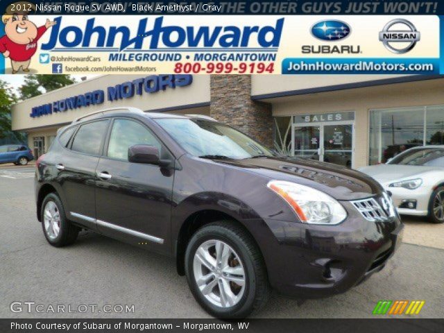 2012 Nissan Rogue SV AWD in Black Amethyst
