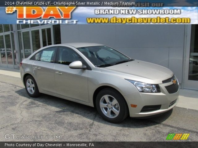 2014 Chevrolet Cruze LT in Champagne Silver Metallic