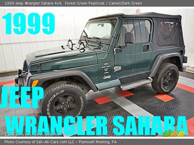 1999 Jeep Wrangler Sahara 4x4 in Forest Green Pearlcoat