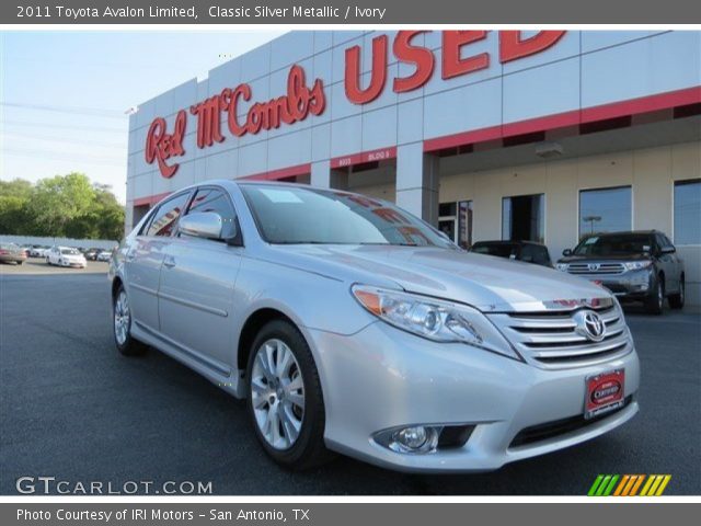 2011 Toyota Avalon Limited in Classic Silver Metallic