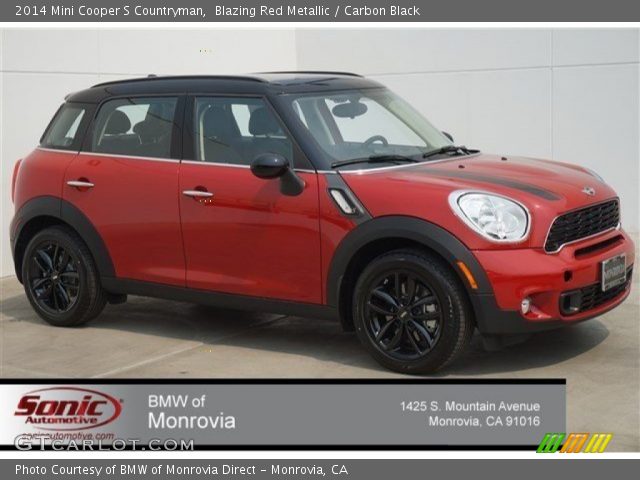 2014 Mini Cooper S Countryman in Blazing Red Metallic