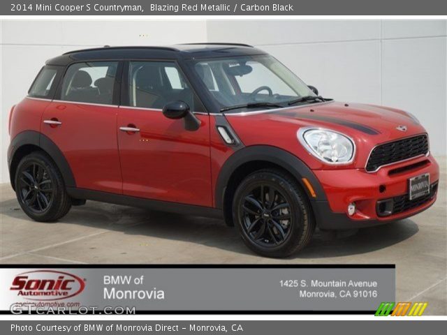 2014 Mini Cooper S Countryman in Blazing Red Metallic