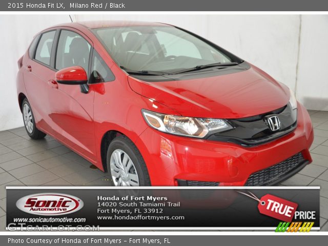 2015 Honda Fit LX in Milano Red