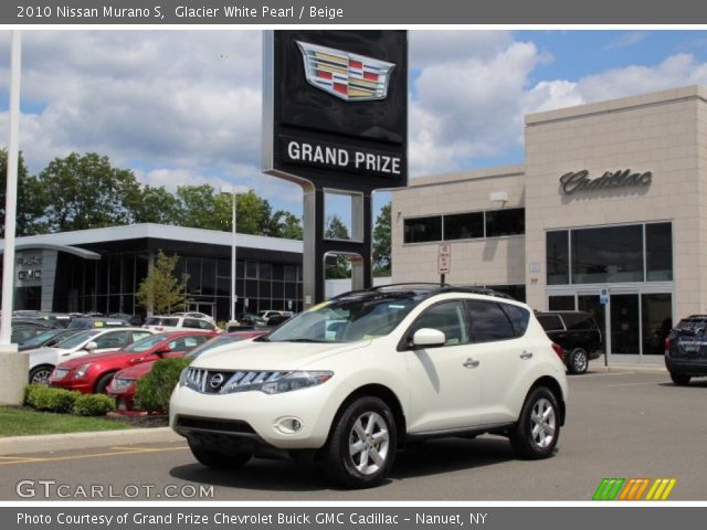 2010 Nissan Murano S in Glacier White Pearl