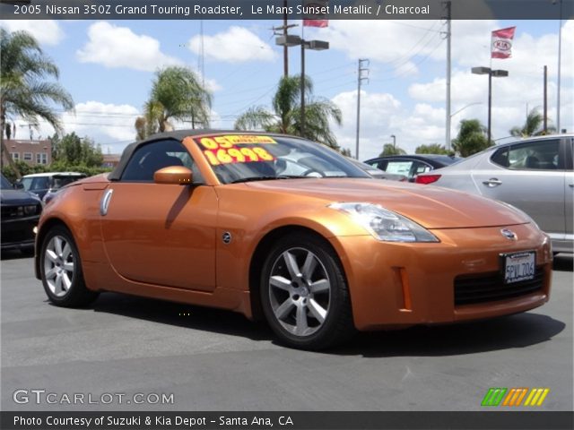 2005 Nissan 350Z Grand Touring Roadster in Le Mans Sunset Metallic