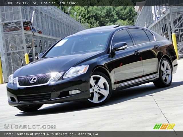 2008 Lexus GS 350 in Obsidian Black