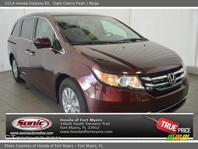 2014 Honda Odyssey EX in Dark Cherry Pearl