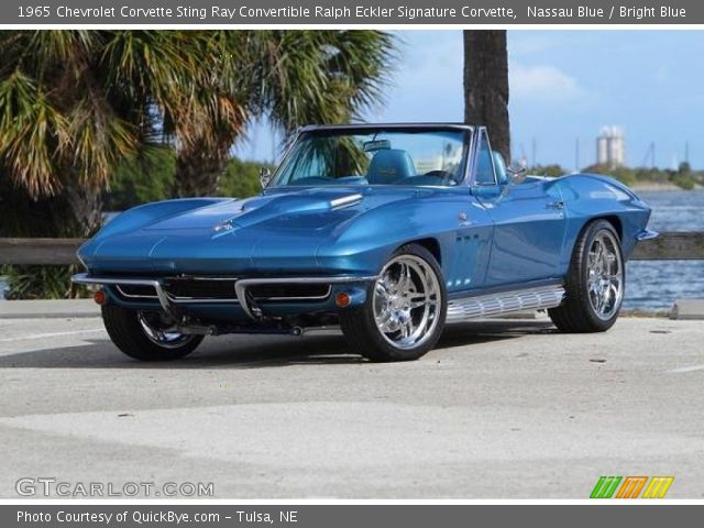 1965 Chevrolet Corvette Sting Ray Convertible Ralph Eckler Signature Corvette in Nassau Blue