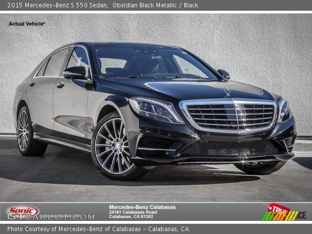 2015 Mercedes-Benz S 550 Sedan in Obsidian Black Metallic