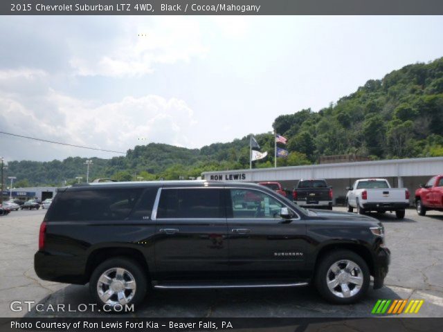 Black 2015 Chevrolet Suburban Ltz 4wd Cocoa Mahogany