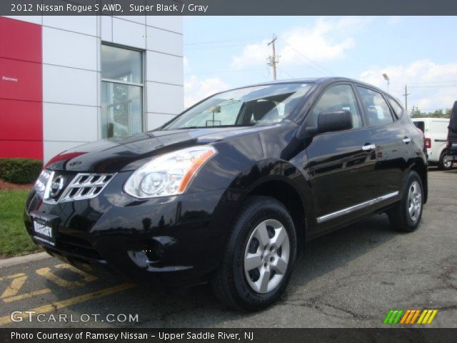 2012 Nissan Rogue S AWD in Super Black