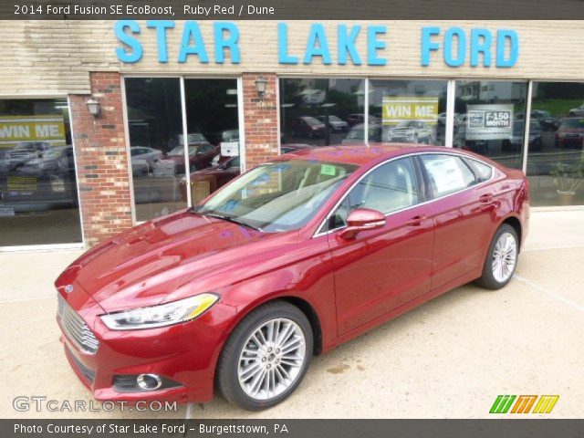 2014 Ford Fusion SE EcoBoost in Ruby Red