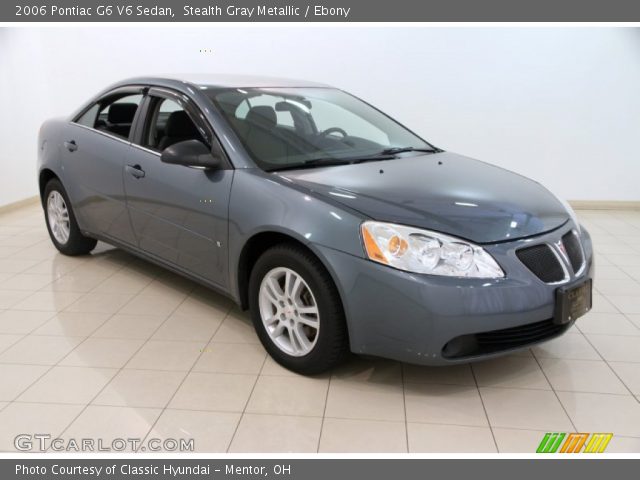2006 Pontiac G6 V6 Sedan in Stealth Gray Metallic