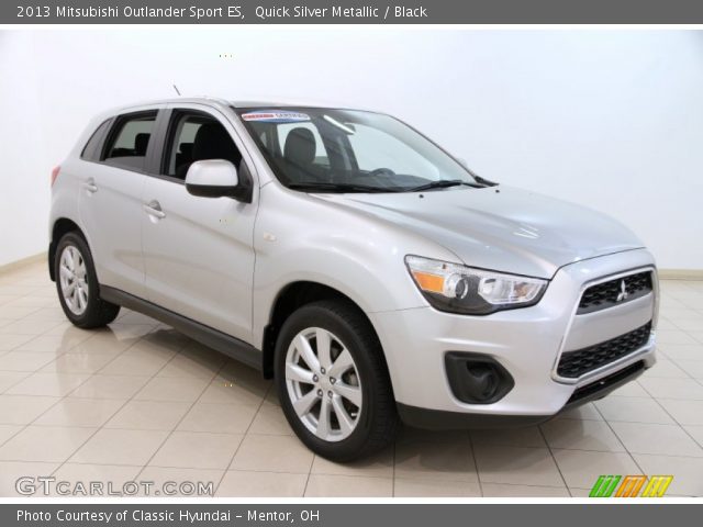 2013 Mitsubishi Outlander Sport ES in Quick Silver Metallic
