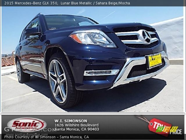 2015 Mercedes-Benz GLK 350 in Lunar Blue Metallic