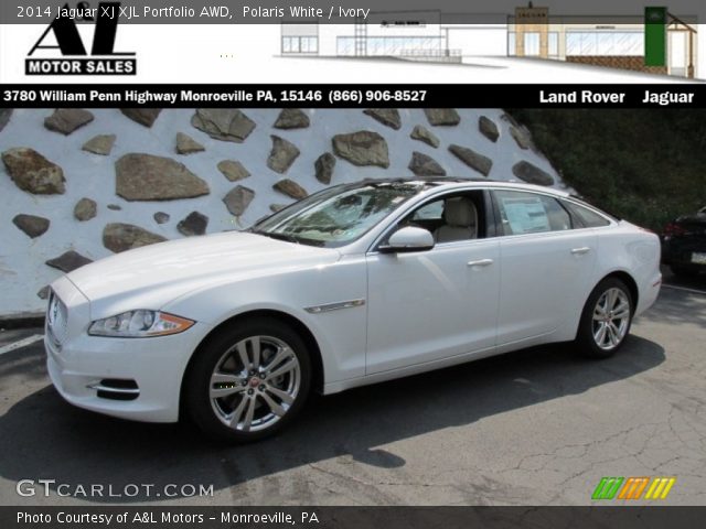2014 Jaguar XJ XJL Portfolio AWD in Polaris White