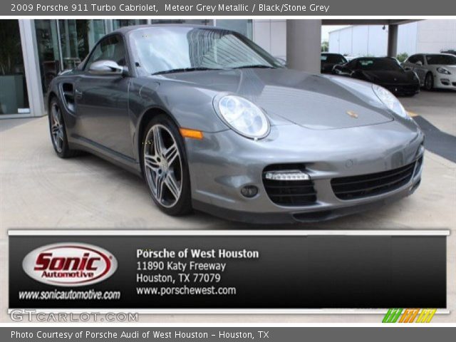 2009 Porsche 911 Turbo Cabriolet in Meteor Grey Metallic