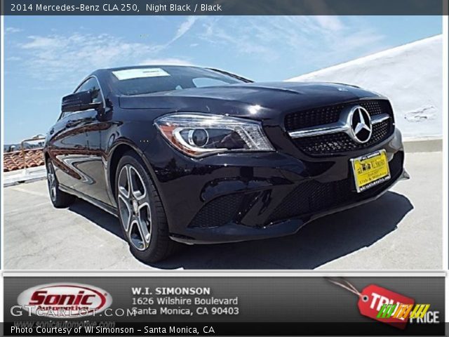 2014 Mercedes-Benz CLA 250 in Night Black