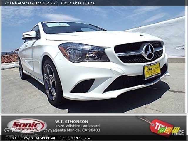 2014 Mercedes-Benz CLA 250 in Cirrus White