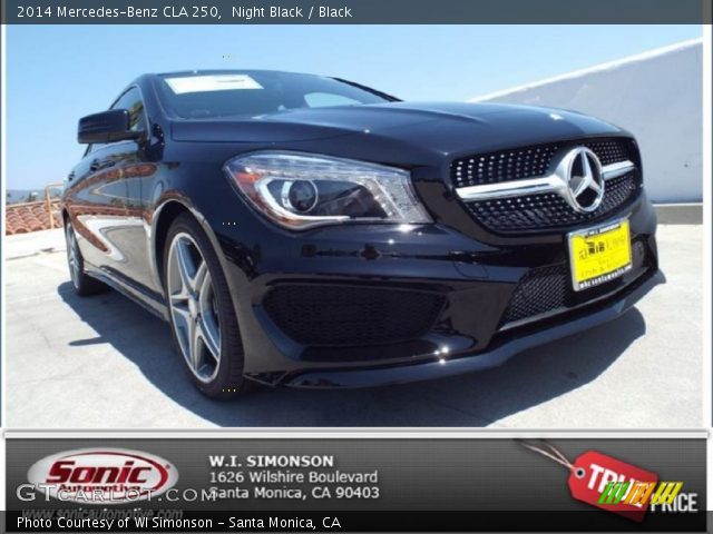 2014 Mercedes-Benz CLA 250 in Night Black