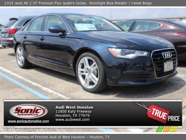 2015 Audi A6 2.0T Premium Plus quattro Sedan in Moonlight Blue Metallic