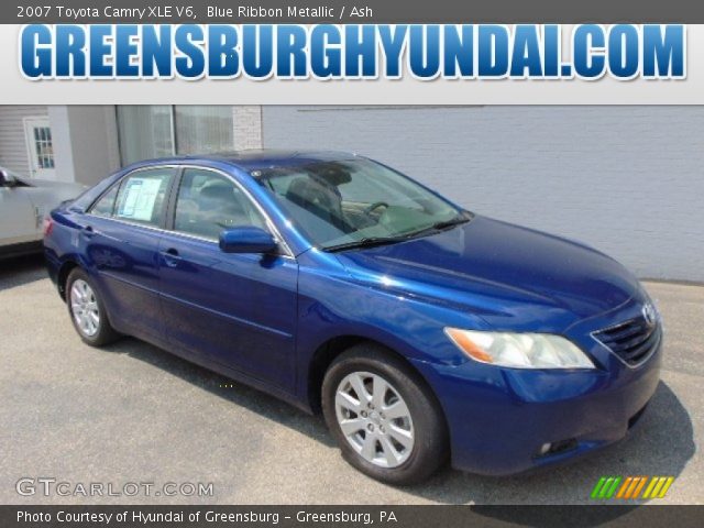 2007 Toyota Camry XLE V6 in Blue Ribbon Metallic