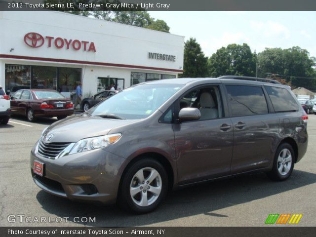 2012 Toyota Sienna LE in Predawn Gray Mica