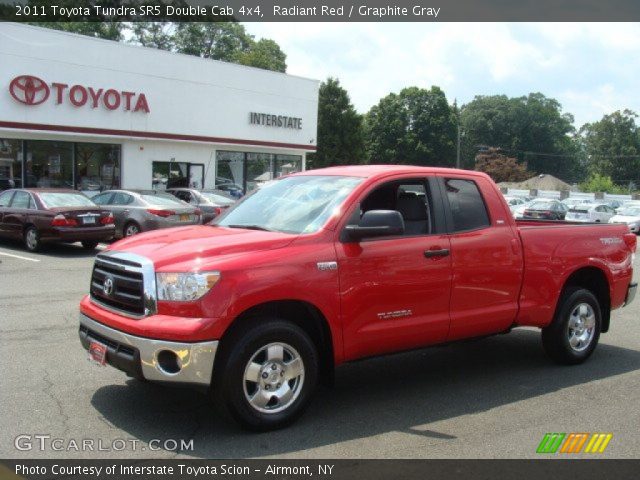 2011 Toyota Tundra SR5 Double Cab 4x4 in Radiant Red