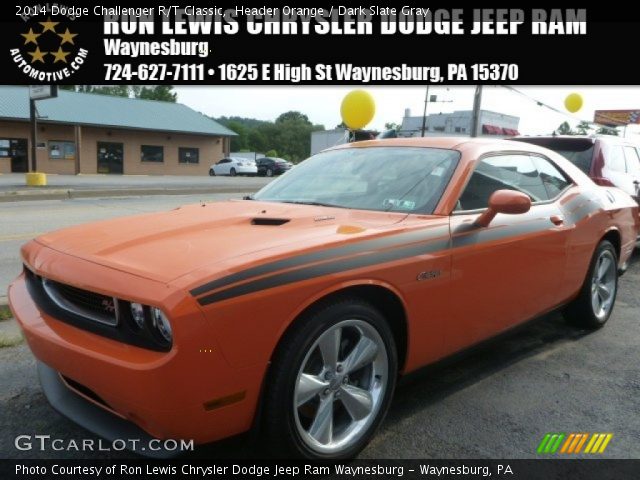 2014 Dodge Challenger R/T Classic in Header Orange
