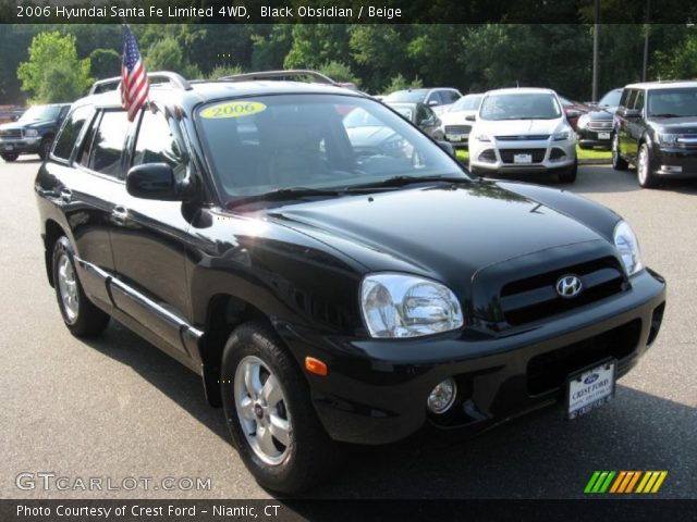 2006 Hyundai Santa Fe Limited 4WD in Black Obsidian