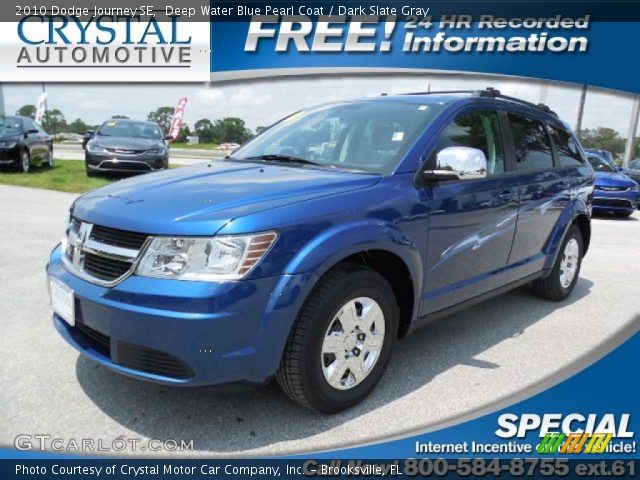 2010 Dodge Journey SE in Deep Water Blue Pearl Coat