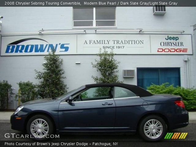 2008 Chrysler Sebring Touring Convertible in Modern Blue Pearl