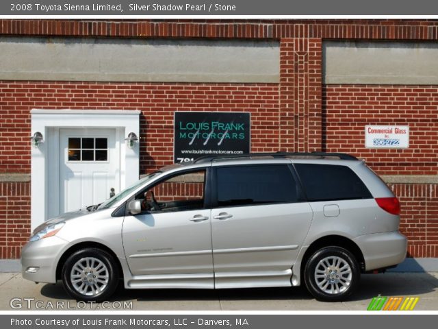 2008 Toyota Sienna Limited in Silver Shadow Pearl