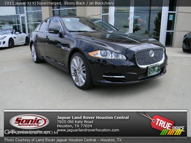 2011 Jaguar XJ XJ Supercharged in Ebony Black