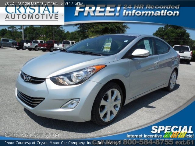 2012 Hyundai Elantra Limited in Silver