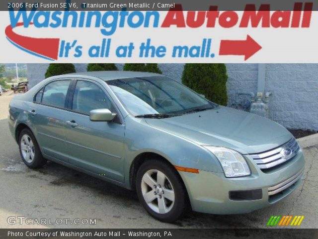 2006 Ford Fusion SE V6 in Titanium Green Metallic