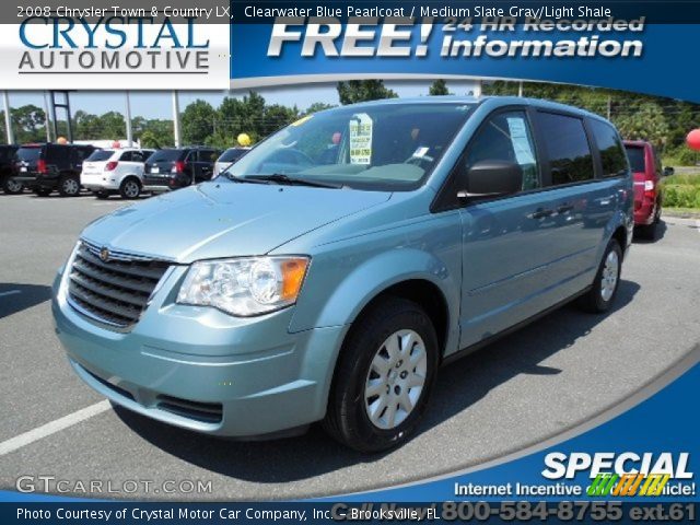2008 Chrysler Town & Country LX in Clearwater Blue Pearlcoat