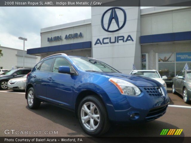 2008 Nissan Rogue SL AWD in Indigo Blue Metallic