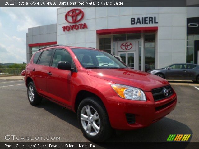 2012 Toyota RAV4 V6 4WD in Barcelona Red Metallic